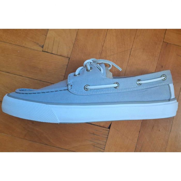 Нови Sperry 40 Bahama II Яхтени Сиви Гуменки Кецове Обувки Мъжки 26.0