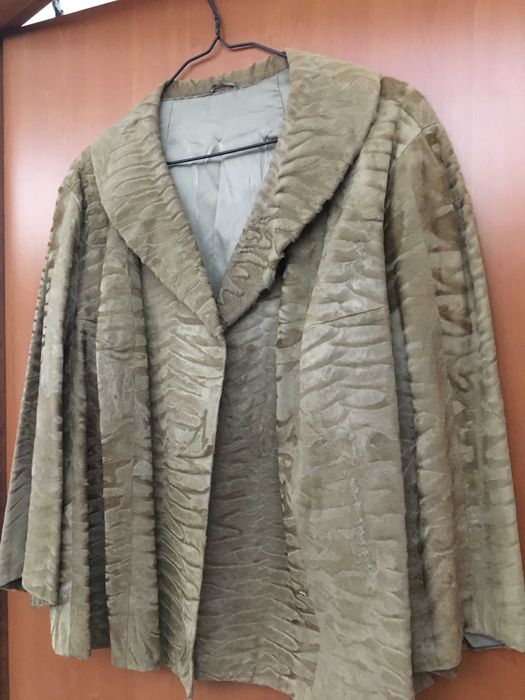 Haina piele vitel exceptionala+cizme