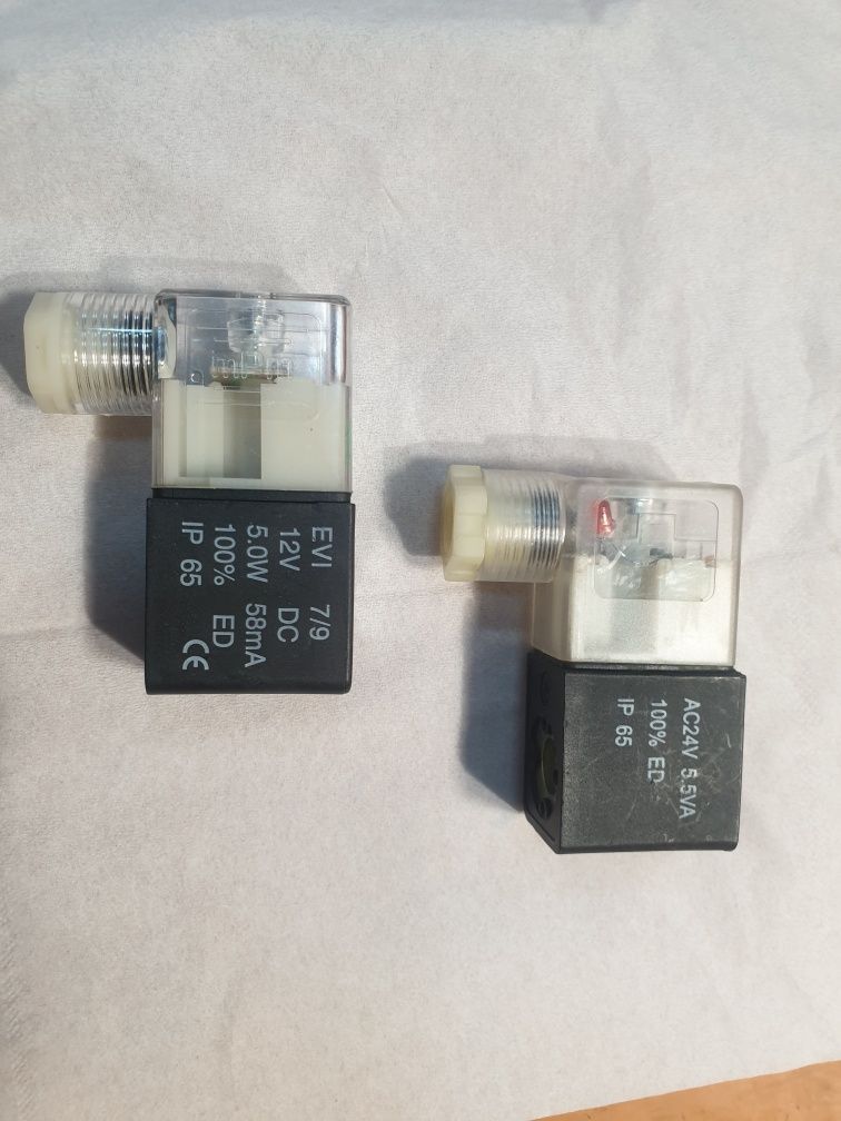 Solenoid comanda electrovalva hidraulica 24v Ac / 12V Dc