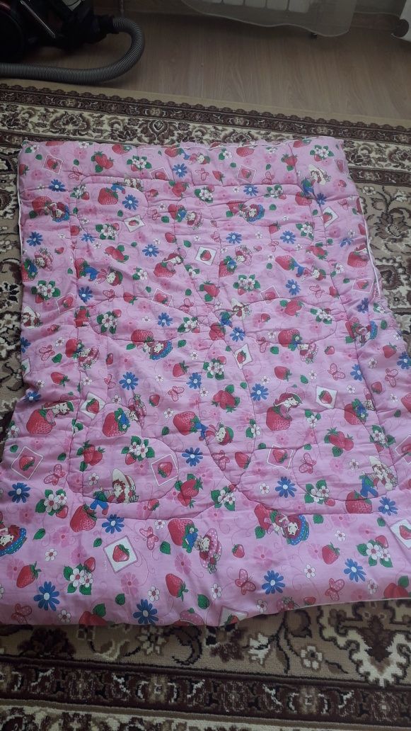Детское одеяло розовое