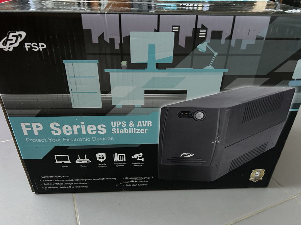 UPS FPS FP 1000, 1000VA/600W, 4 prize Schuko