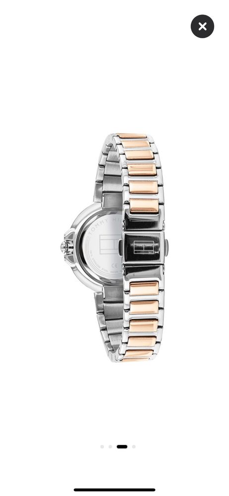 Tommy Hilfiger, Двуцветен иноксов часовник, Сребрист / Розово-златист