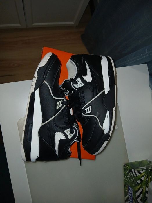 Adidasi Nike Air Flight 89 black&white