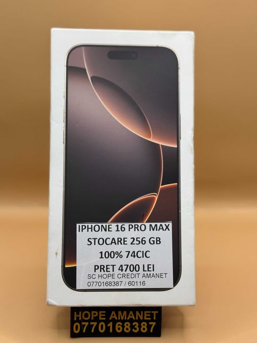 Hope Amanet P4 / IPHONE 16 PRO MAX