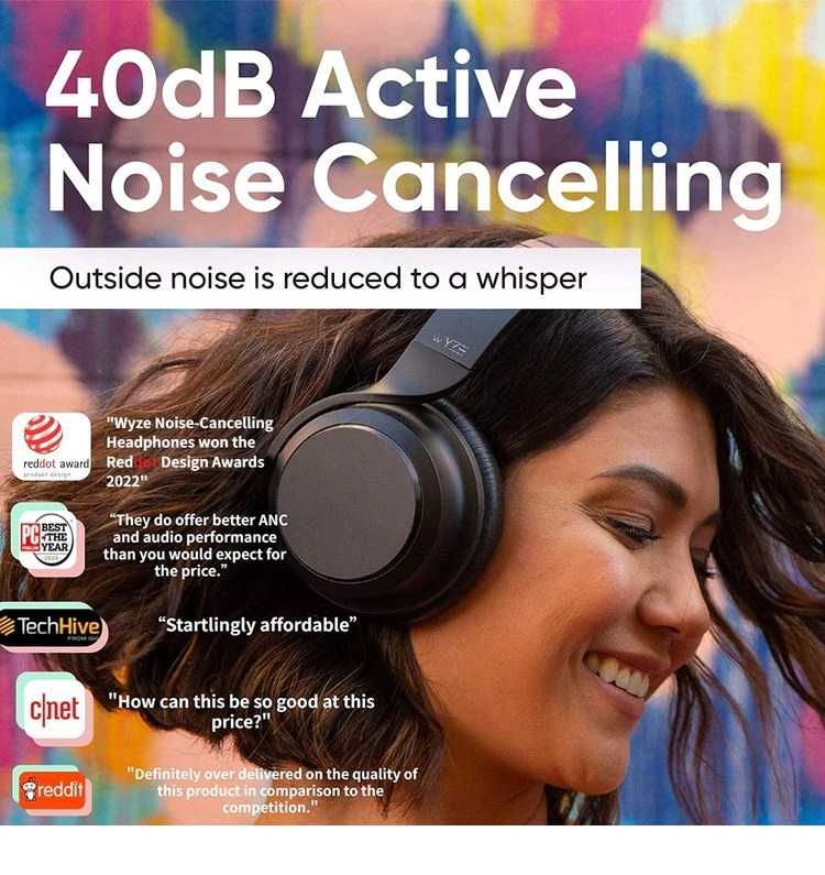 Wyze Casti audio cu noise-cancelling (anulare zgomot)