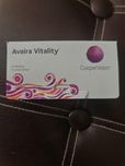 Avaira Vitality месечни меки диоптрични контактни лещи -2.50