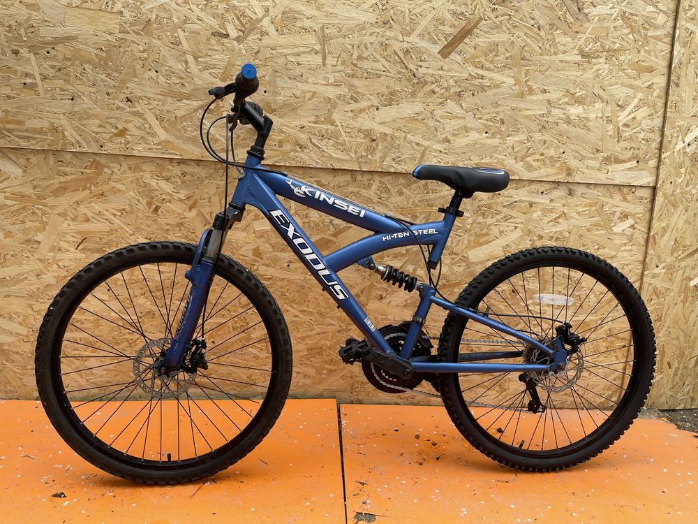 Bcicleta exodus frane pe disc roti 26” full suspension