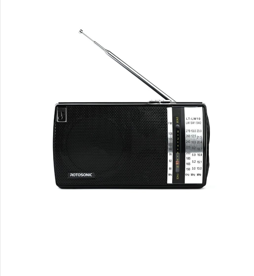 Radio LW ROTOSONIC, FM/LW/SW, de masa si portabil