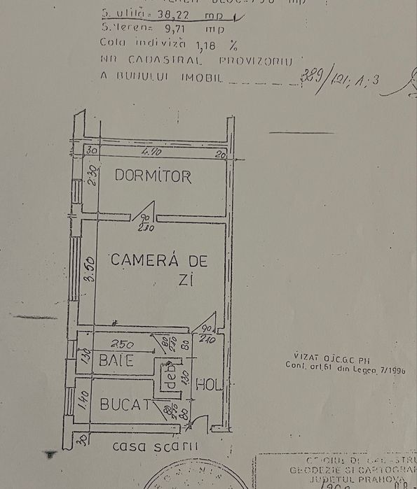 Vest Apartament 2 camere, 38 mp, parter, –Aleea Godeanu
