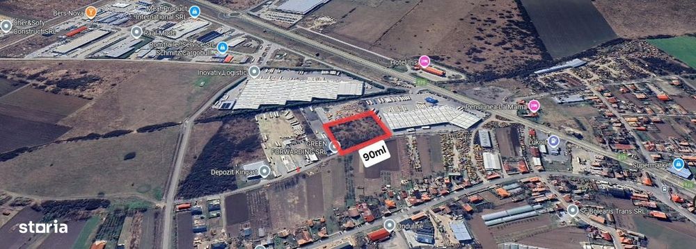 Gaminvest Teren intravilan de inchiriat, Calea Borsului, Oradea, A2467