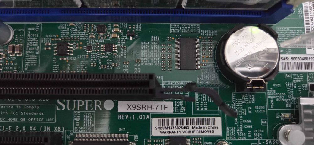 Сървър SupeMicro RAM 128GB, CPU Xeon E5-2620, HDD 12 Caddy, LAN 2x10GB
