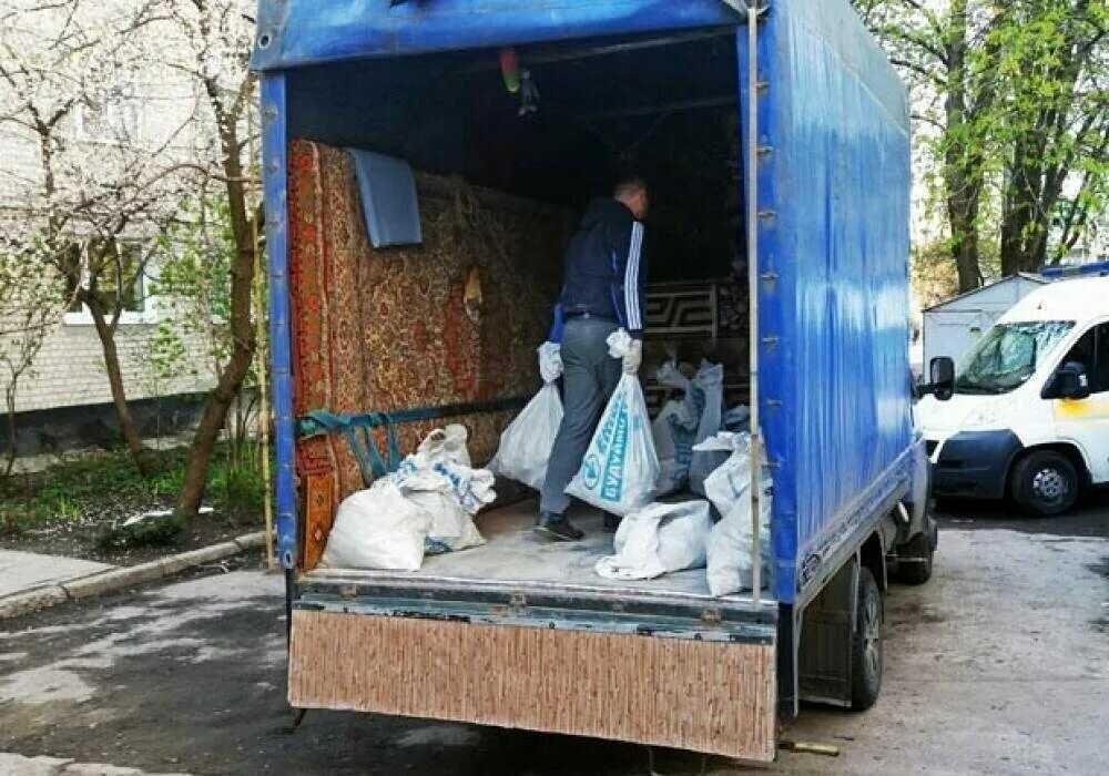 Вывоз мусора. Газель