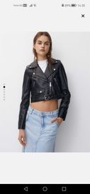 Кожено яке Pull&Bear