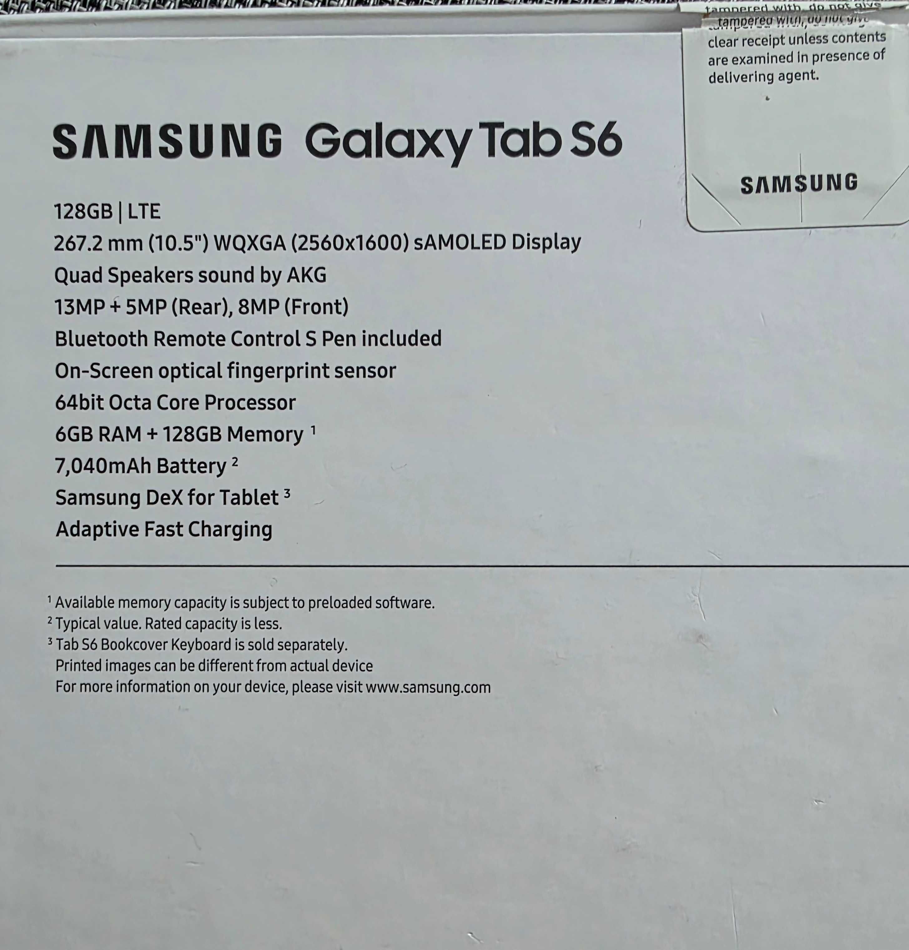 Samsung Galaxy Tab S6 - T865