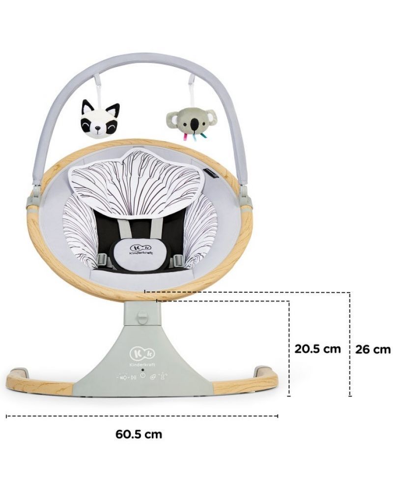 Kinderkraft Lumi baby bouncer бебешки шезлонг