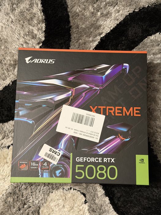 GIGABYTE AORUS GeForce RTX 5080 Xtreme Waterforce WB