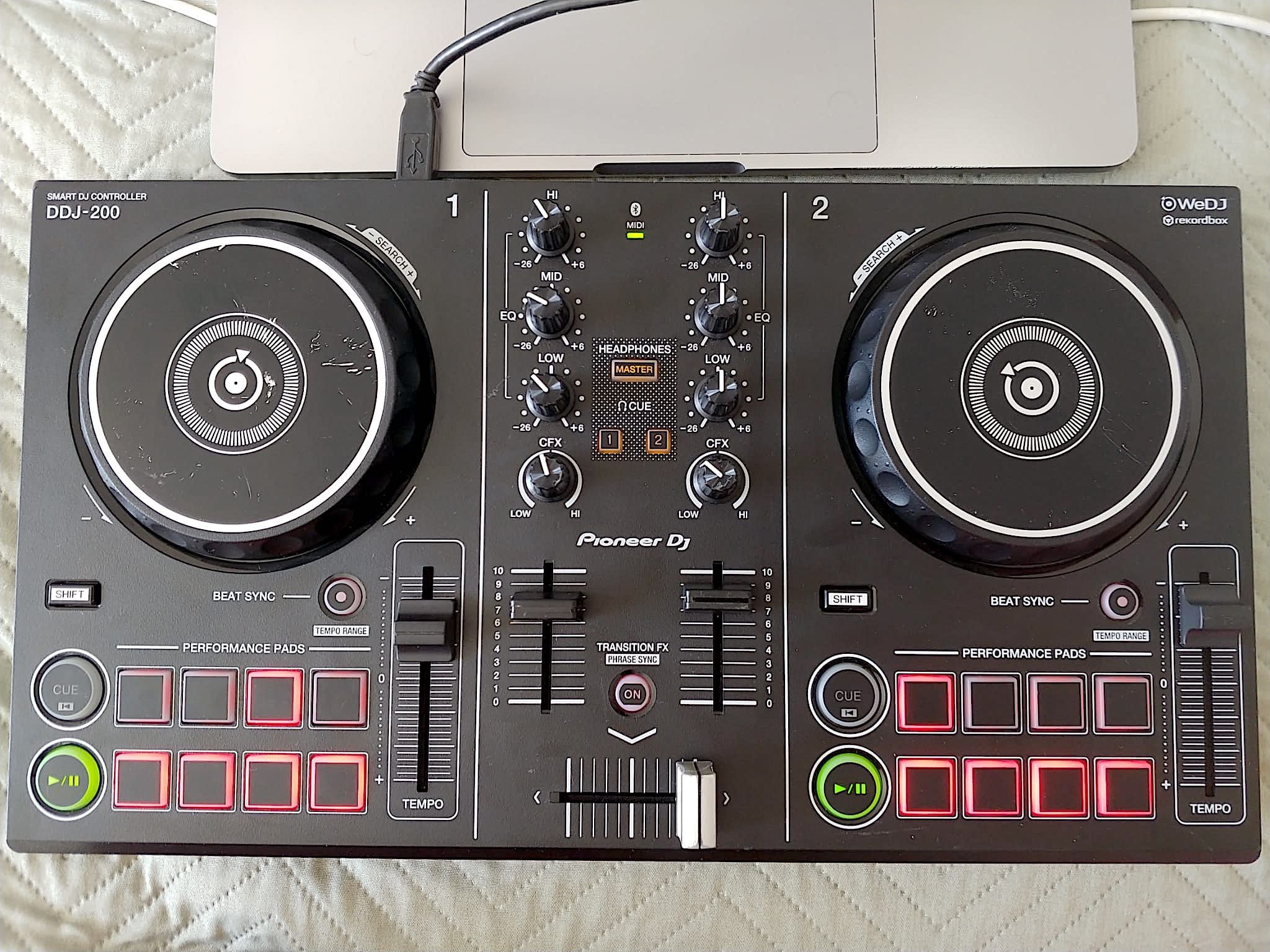 Pioneer DDJ 200 Native Instruments Traktor Numark Denon consola DJ