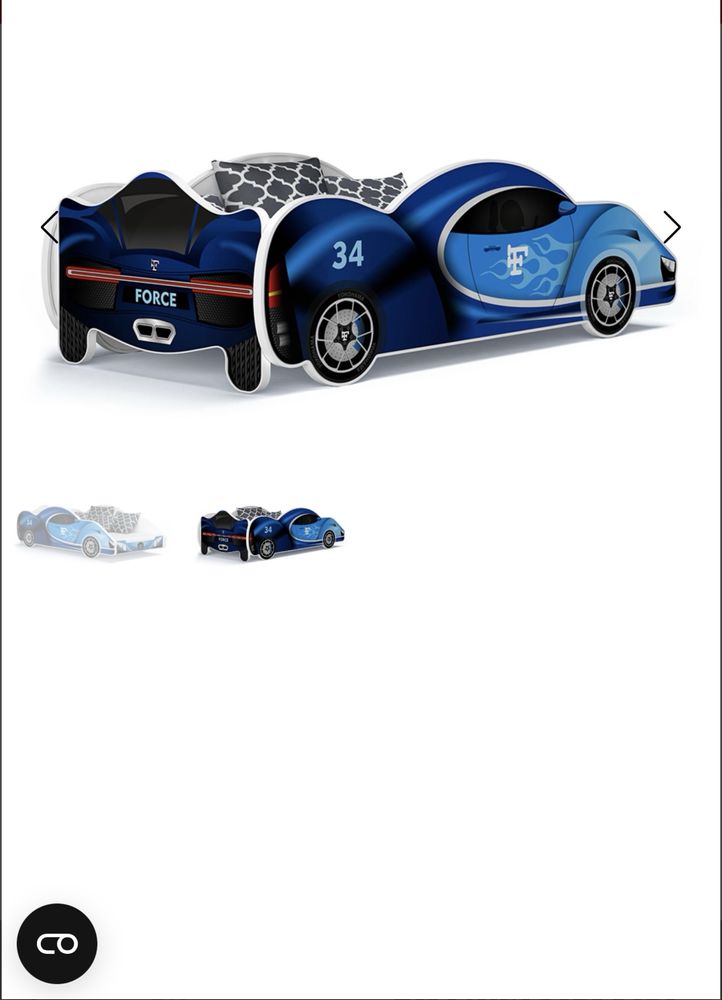 Продавам Детско легло с матрак - Cars
