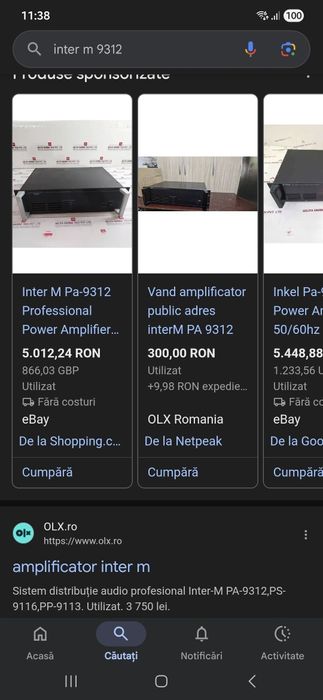 Vand amplificator public adres interM PA 9312