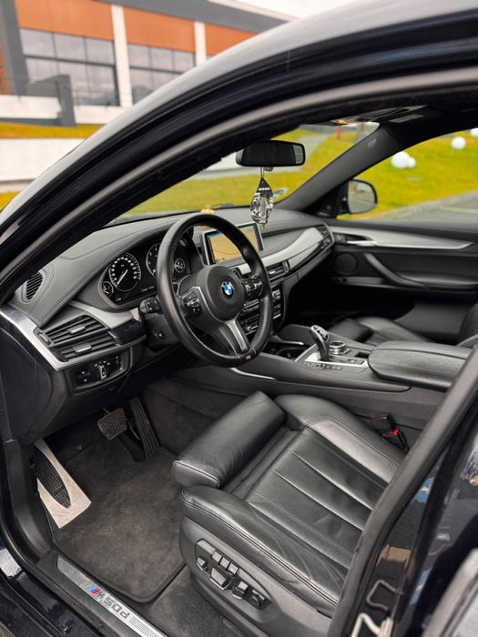 BMW X6 M50D 3.0 diesel 381cp 2015 Pachet M/LED/Trapa/Soft close/FULL