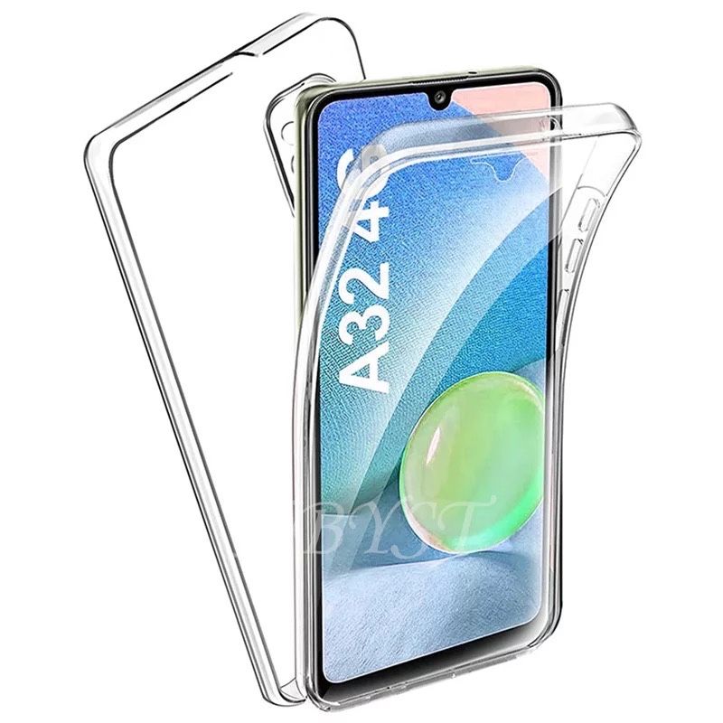 Husa 360 Plastic Fata Spate Hard Case Clear - Samsung A52/A53/A54/A55