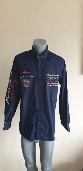 Paul & Shark KIPAWA Cotton Mens Size 40 / M  ОРИГИНАЛ! Мъжка Риза!
