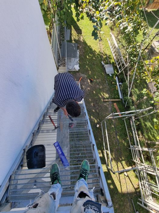 Scări metalice galvanizate