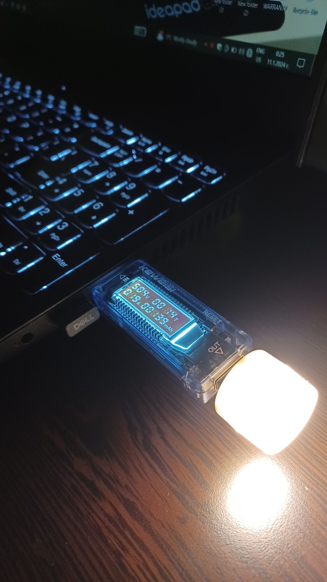LED USB лампа осветление за лаптоп, телевизор, телефон,  автомобил