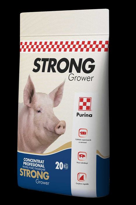 Concentrat profesional Purina STRONG Grower porci îngrășare
