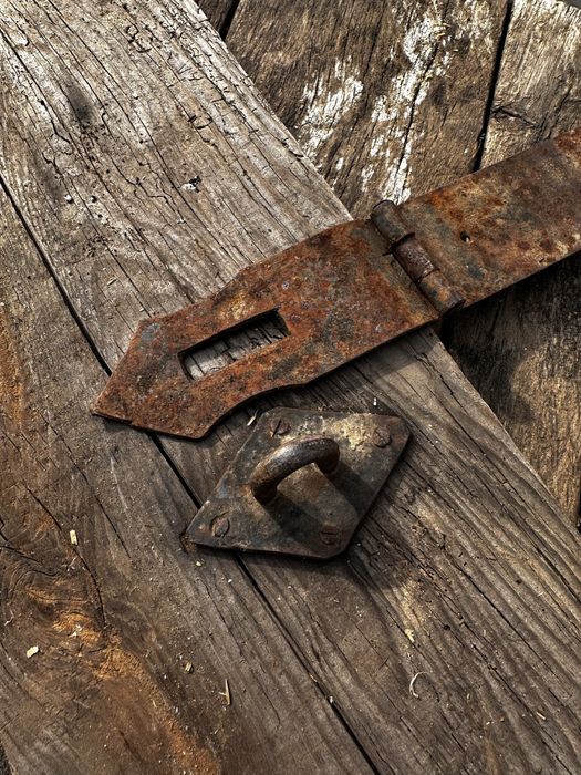 Elemente fier forjat de la un cufar vechi