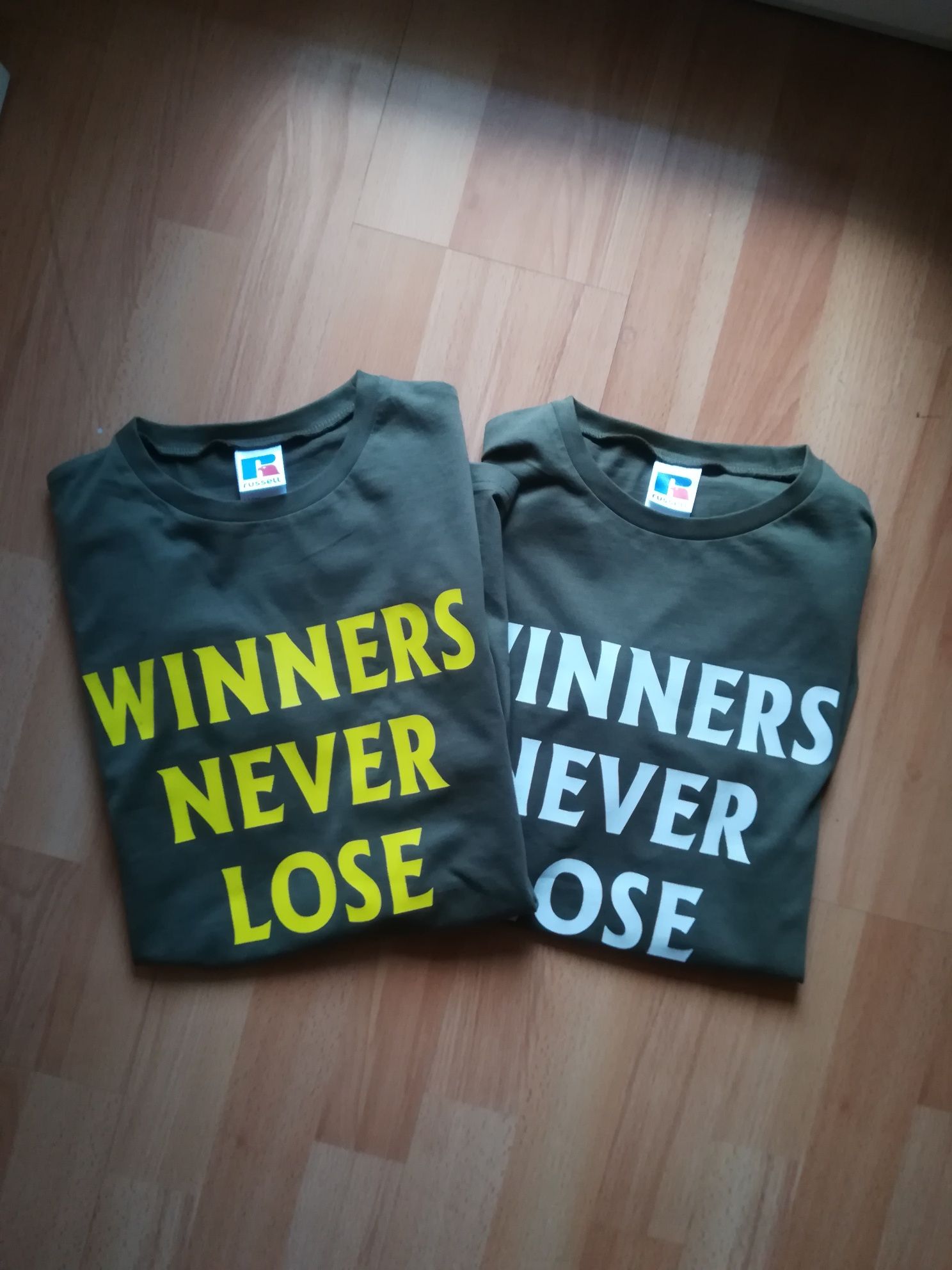 Мъжка тениска за спорт фитнес winners never lose