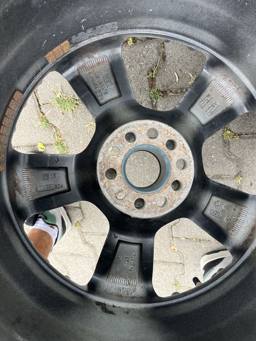 Jante aliaj 5x100mm, anvelope iarna, 225/45 R17 VW Golf 4 Bora Subaru