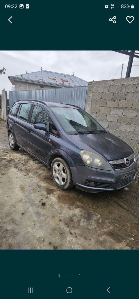 Dezmembrez opel zafira B 1.9d