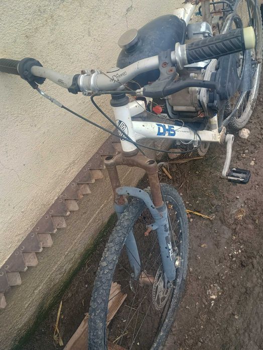 Bicicleta cu motor 4 timpi!