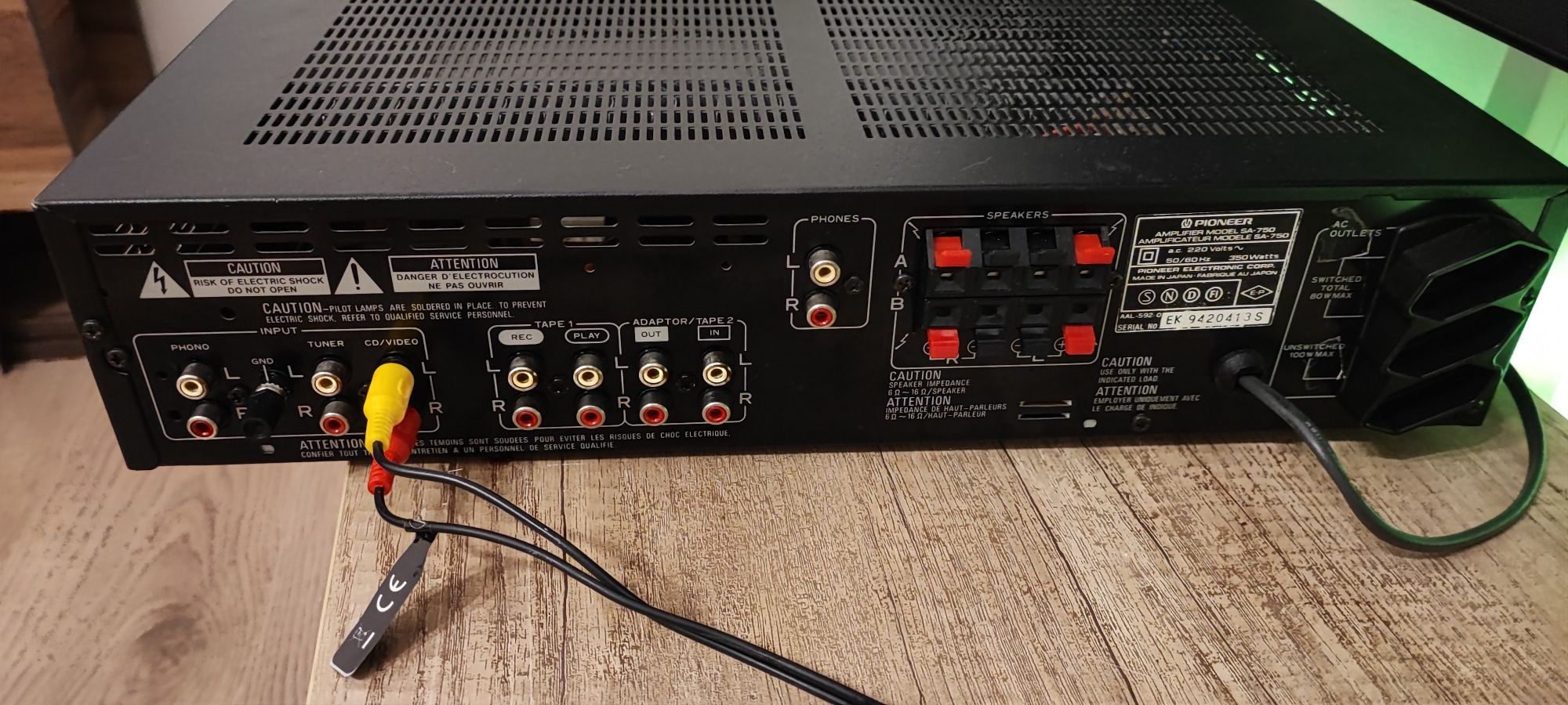 Amplificator Statie Audio Pioneer SA-750 ca Sony Technics