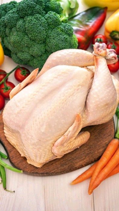 Свежие домашние куры