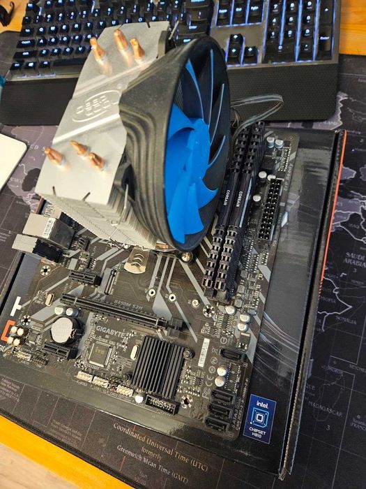 Kit 2700x + gigabyte b450m s2h + 2x16Gb + cooler