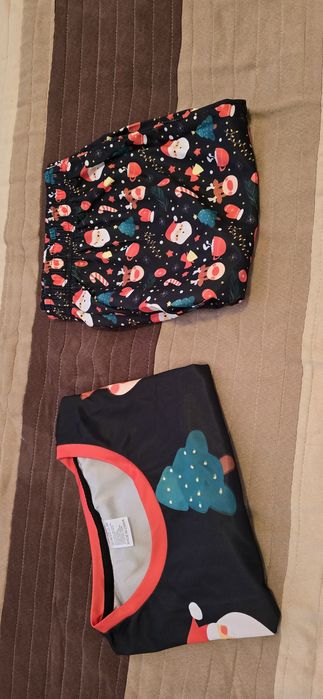 Set pijamale Crăciun damă/bărbați mărime S (damă) și L (bărbați)