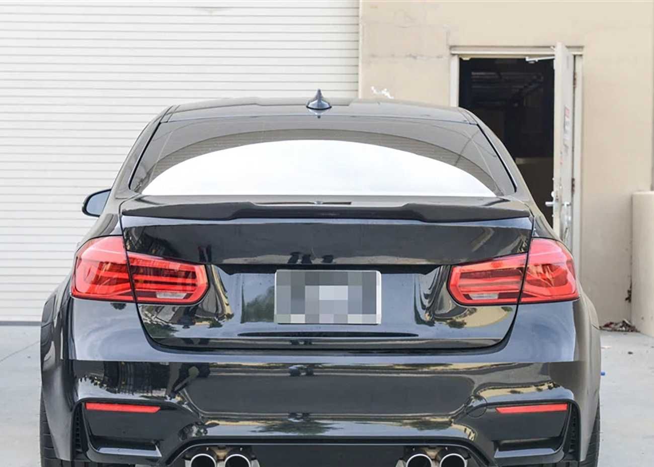 Спойлер за багажник - BMW F30, ф30 (2012- 2018) черен гланц, бмв