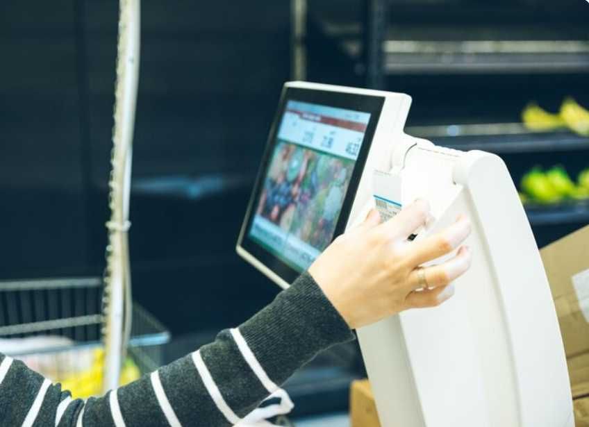 Моноблок сенсор касса REGOS, чек принтер, сканер, весы, орбит.