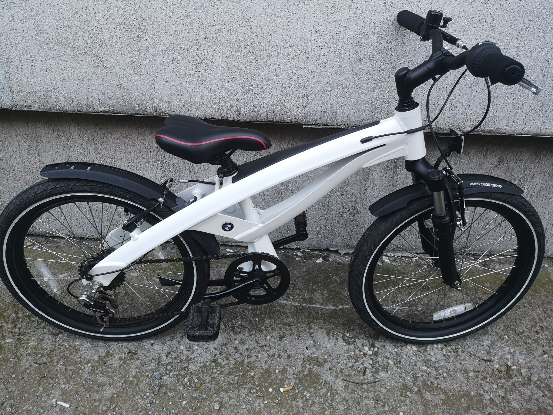 Bicicleta de copii BMW Junior 20 zoll alb