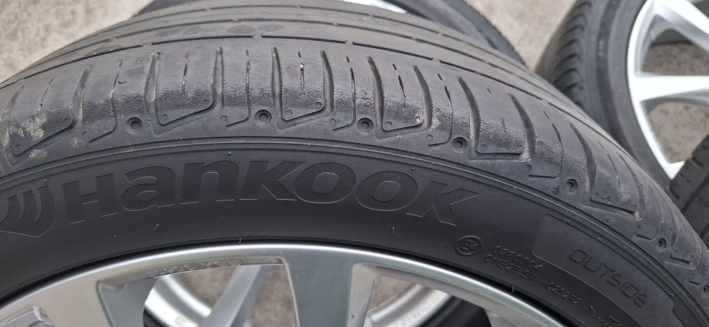 Jante R19, 5x114.3 cu anvelope de vară + senzori presiune