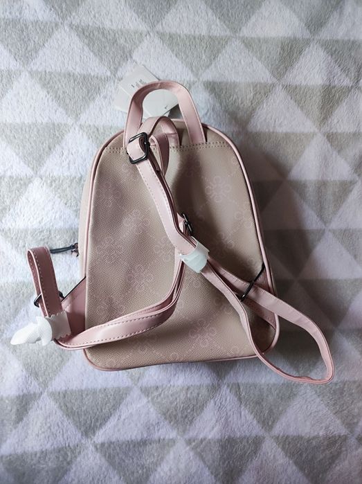 Rucsac mic roz cu bej Catwalk/Deichmann nou cu eticheta