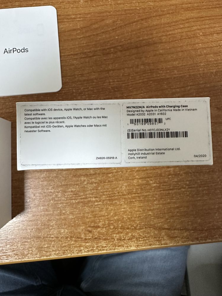 Безжични слушалки Air Pods 2
