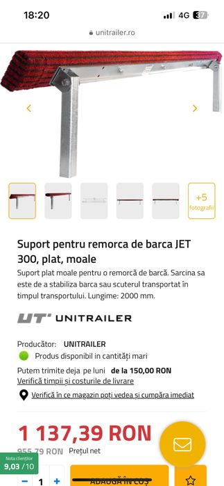 Sine peridoc remorca barca