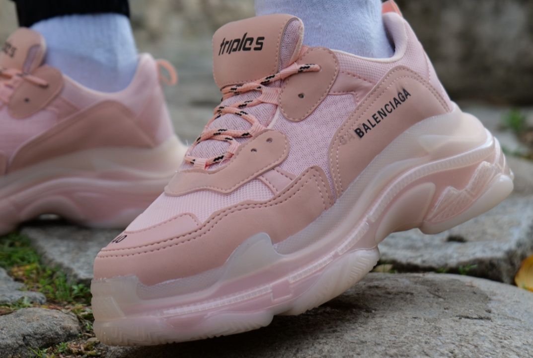 Balenciaga Triple S – Розови дамски маратонки