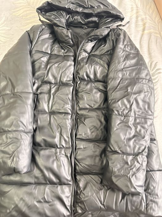 Продам зимнюю куртку, эко-кожа!!! Теплая