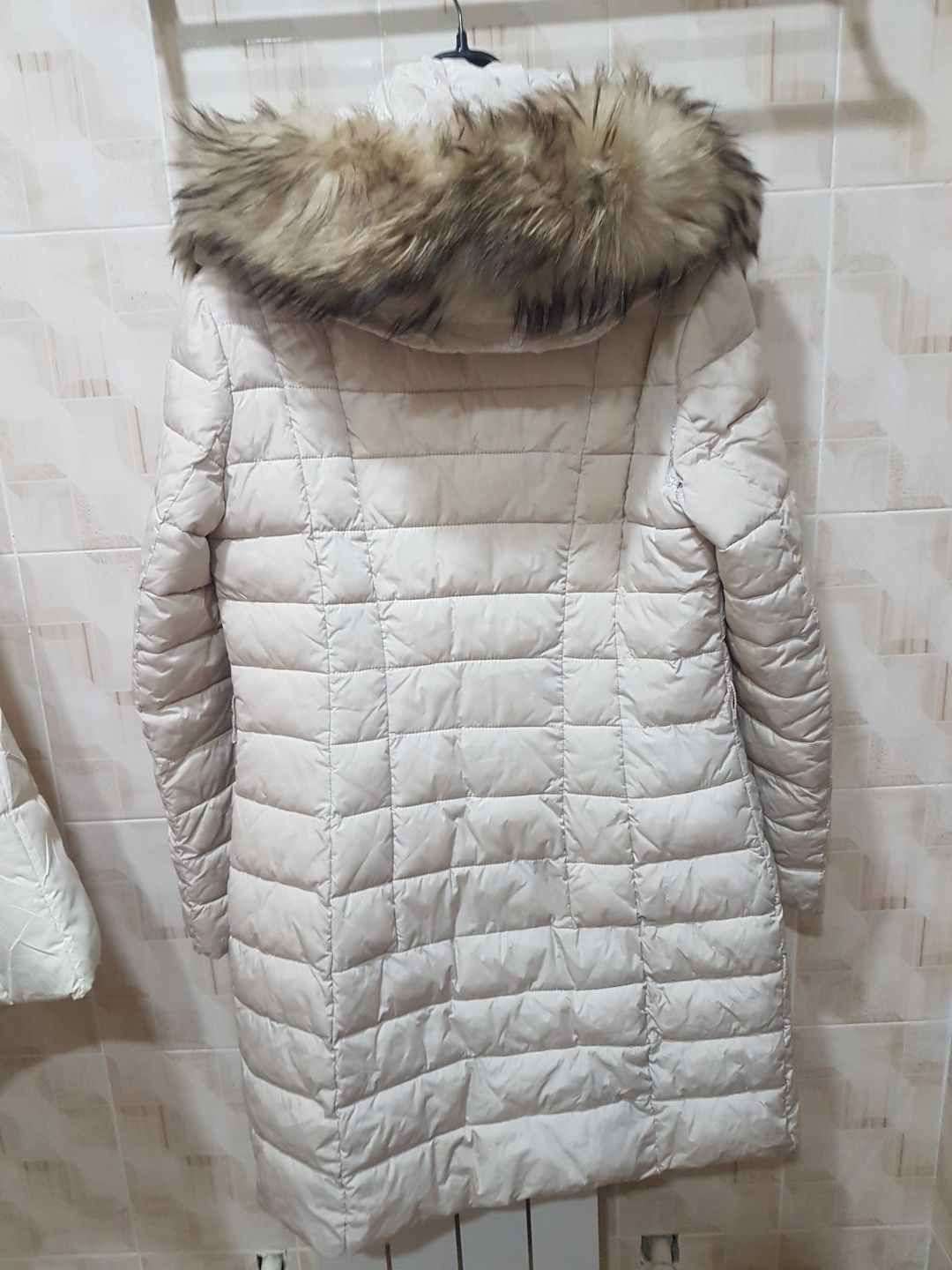Женская куртка зимняя с натуральным мехом