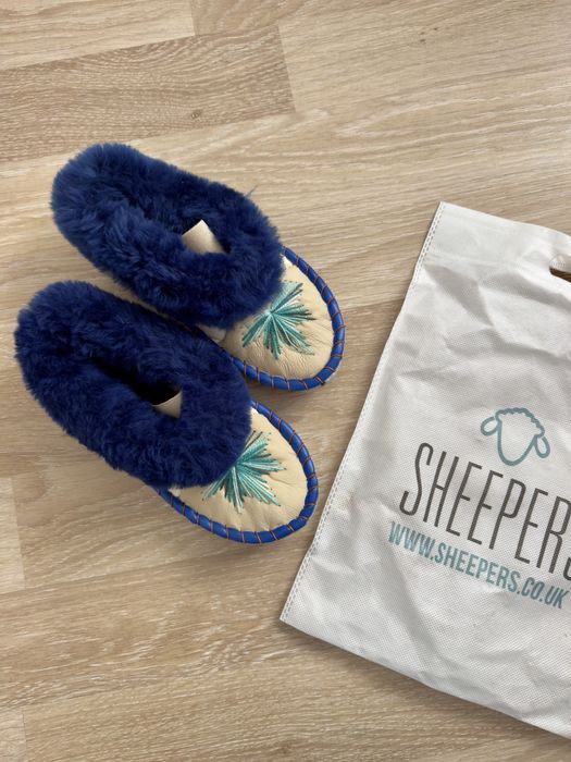 Нови Пантофи - Овча Кожа - С етикет