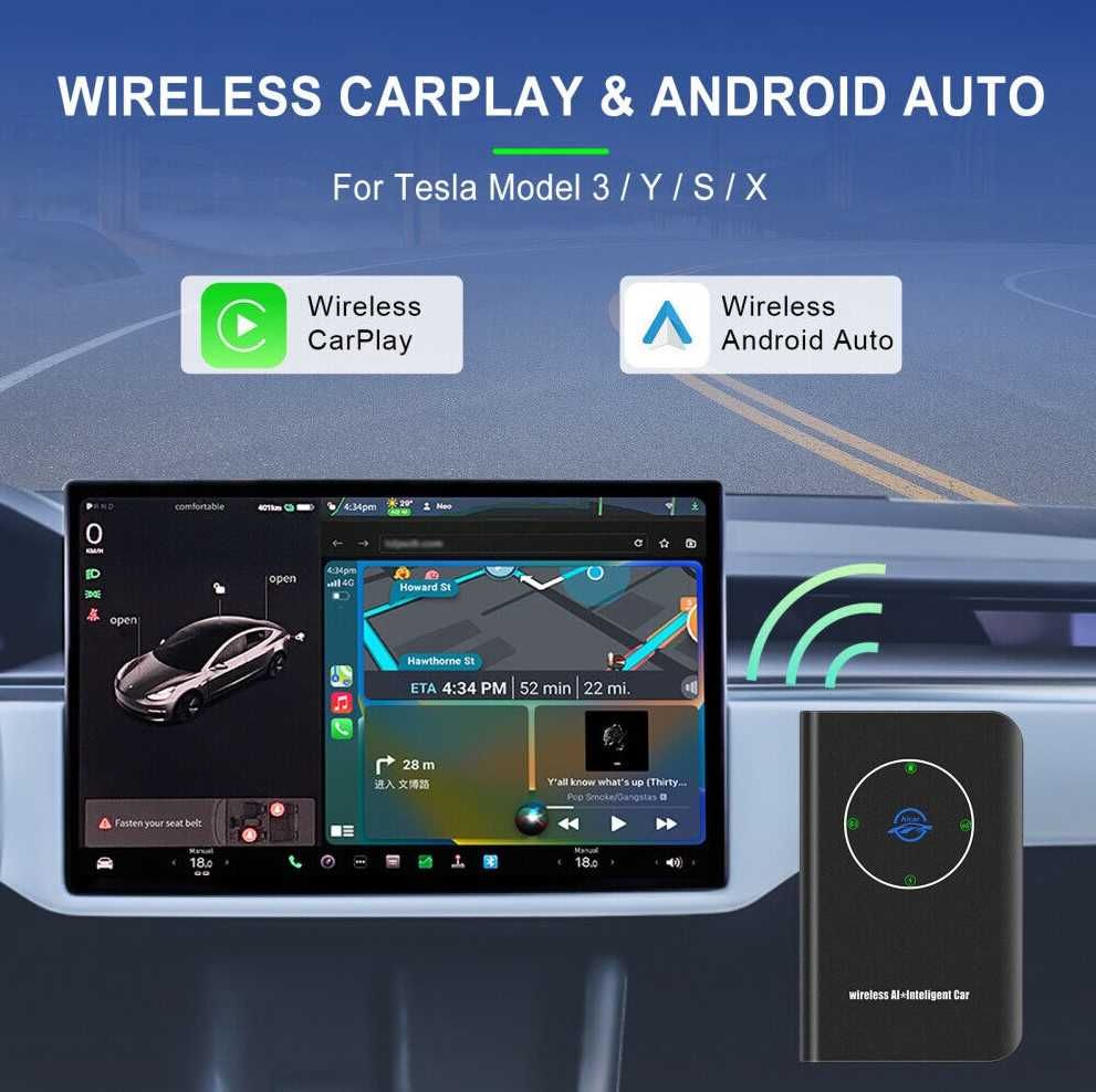 Безжичен Carplay  за Tesla MODEL 3 X Y S , 420